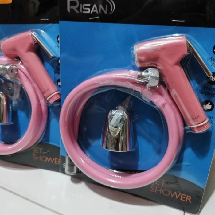 Jet Shower Toilet Bidet Shower Jet Wasser Kloset Warna PINK - RISAN