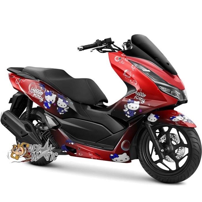 Stiker PCX Full Body - Decal Full Body Motor Honda PCX 150  PCX 160 PCX 2025 Hello Kitty 1