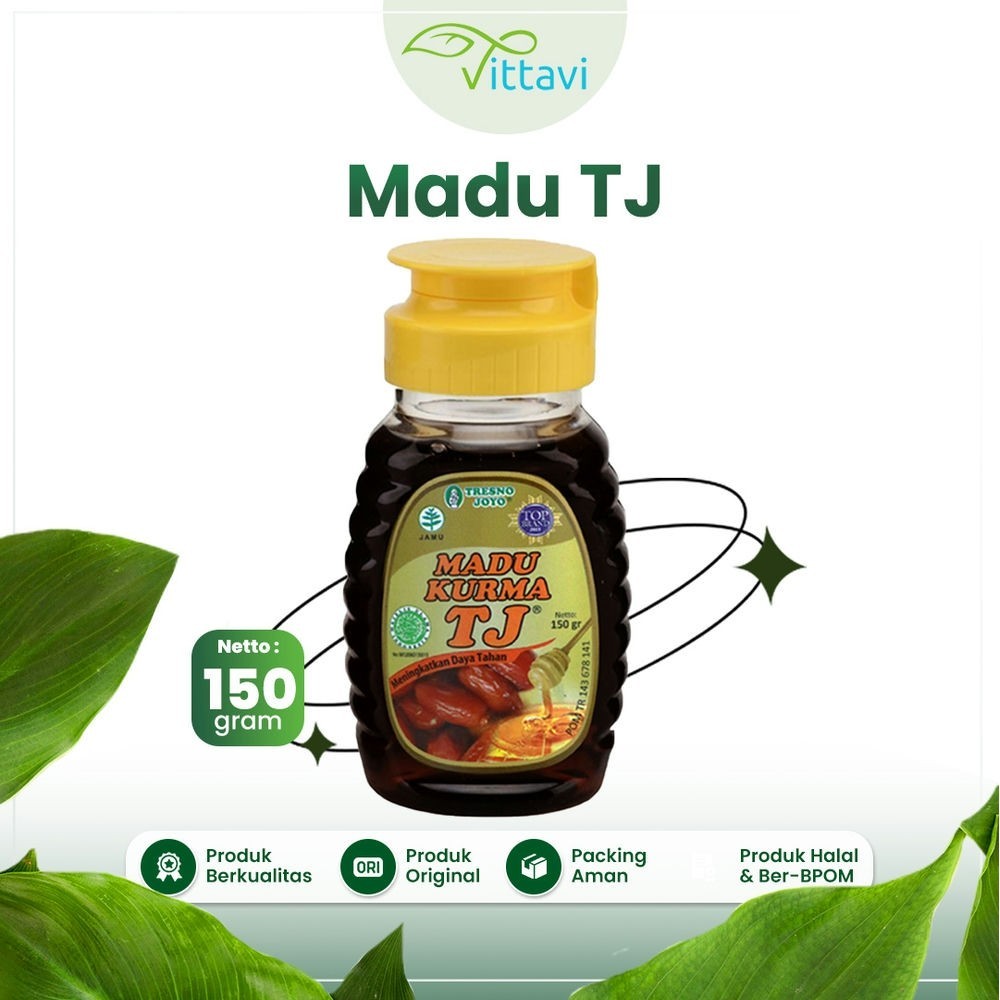 

☘️Vittavi☘️ Madu TJ Tresnojoyo 150 gr - Madu Murni, Madu Kurma, Madu Super, Extra, Jahe