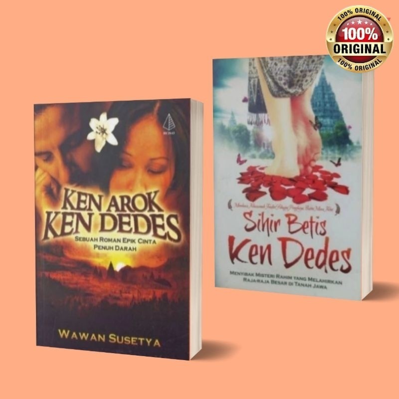 Paket buku/novel ken arok ken dedes/novel sihir betis ken dedes/novel sejarah/kisah ken arok ken ded