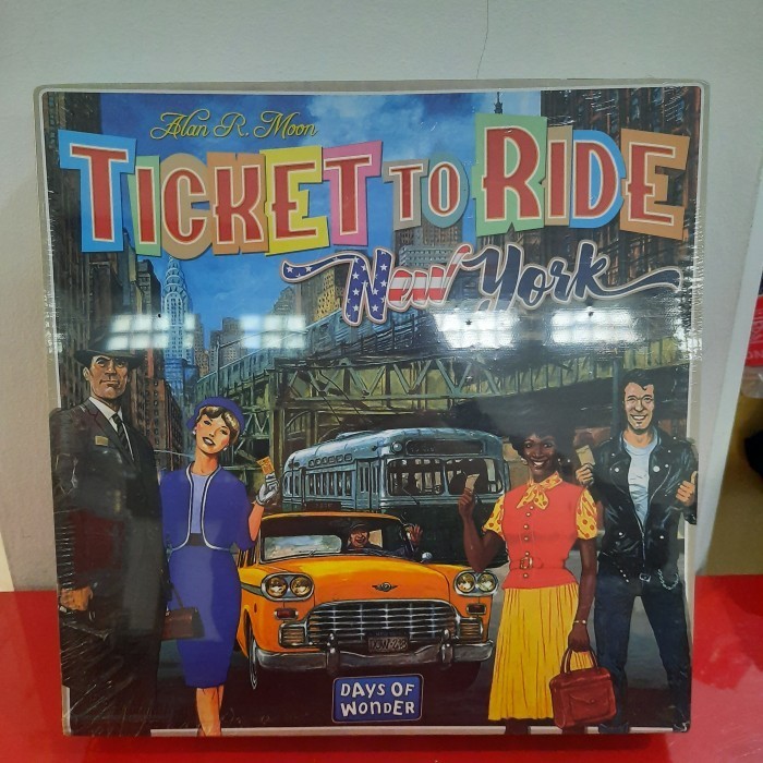 TICKET TO RIDE NEW YORK - BOARD GAME ( GRADE B)