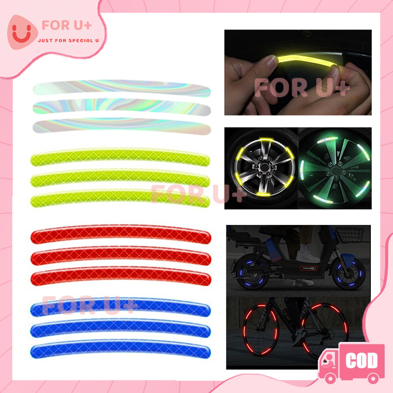 20 Pcs Stiker reflektor / Motor 20pcs Stiker Reflektor
