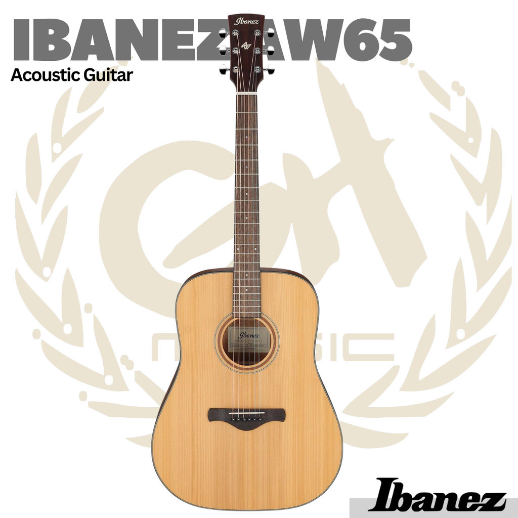 Ibanez Artwood AW65 Acoustic Guitar - Gitar Akustik