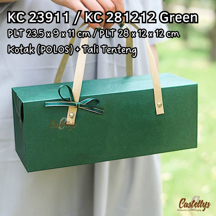 

Kotak Box Hijau KC 23911 KC 281212 Kue Kering Nastar Hampers Bakcang Bak Cang Zongzi