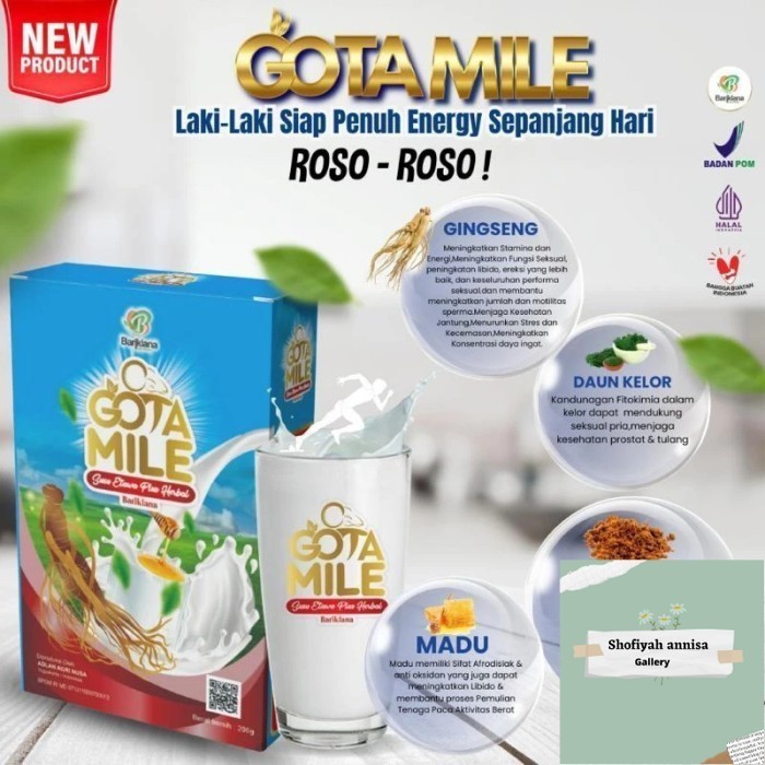 

GOTAMILE SUSU ETAWA PLUS GINGSENG DAN MADU