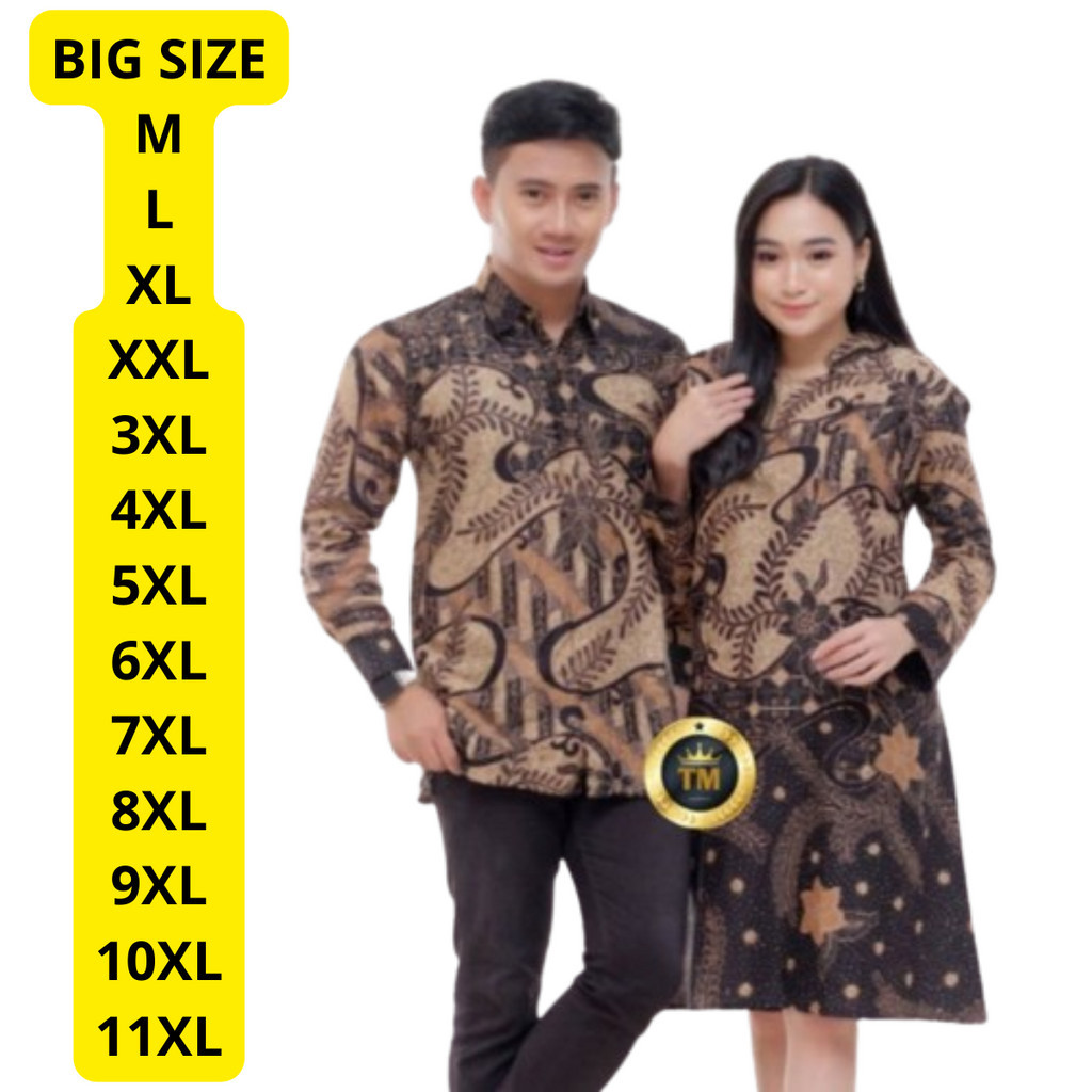 BATIK SARIMBIT COUPLE MODERN KEMEJA JUMBO TUNIK JUMBO BAJU BIG SIZE