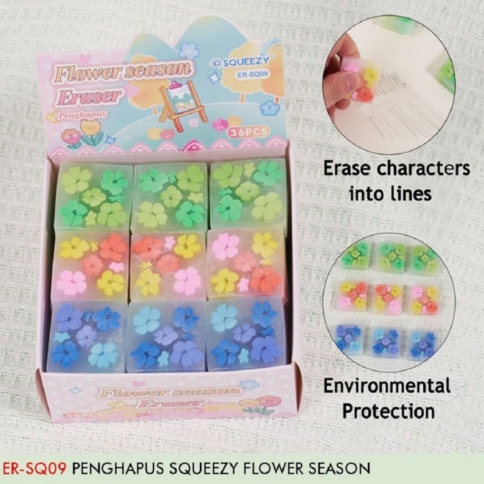 

Penghapus SQUEEZY Motif Karakter | Eraser Pensil Motif Lucu 1 PCS