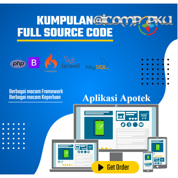 Aplikasi Web Apotek Apotik Full Source Code murah meriah
