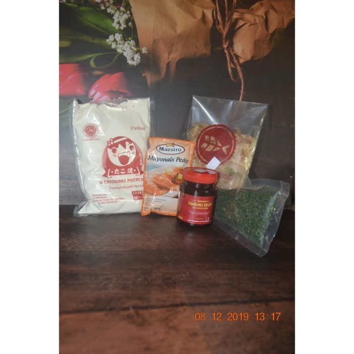 

[Bumbu Instan] Paket 4 Takoyaki Halal DNFOOD