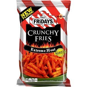 

[128gr] TGI Fridays Crunchy Fries Extreme Heat Snack - TGIF Import USA