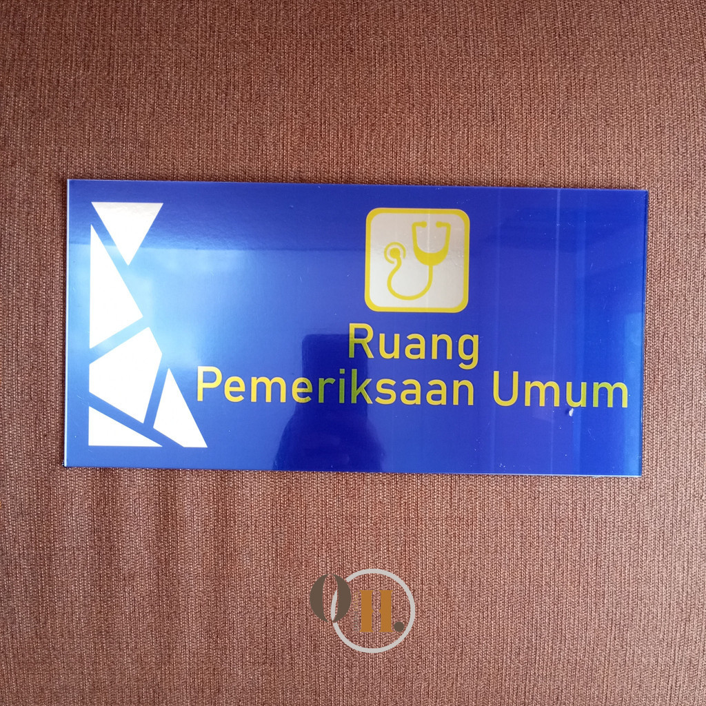 

Akrilik Ruang Pemeriksaan Umum - Akrilik Nama Ruang