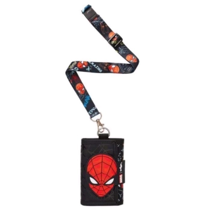 Smiggle Dompet Spiderman Black Tali/Wallet Smiggle/Ori//Kado