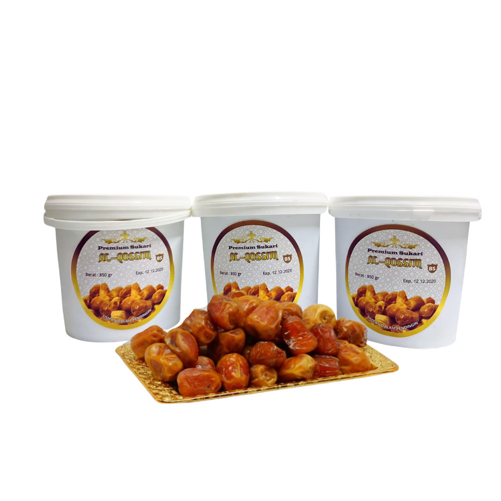 

Kurma Sukari Ember Al-Qassim 850 Gram Premium Sukari al qassim JK