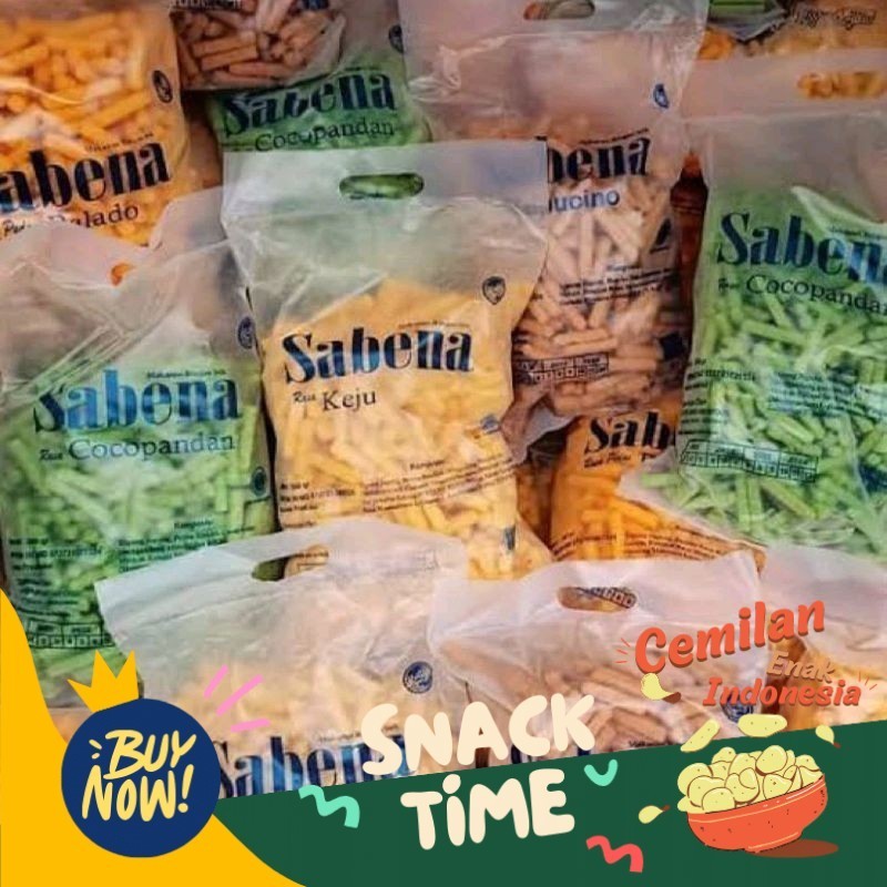 

PROMO SPESIAL SNACK SABENA 1 DUS isi 5 KANTONG VIRAL