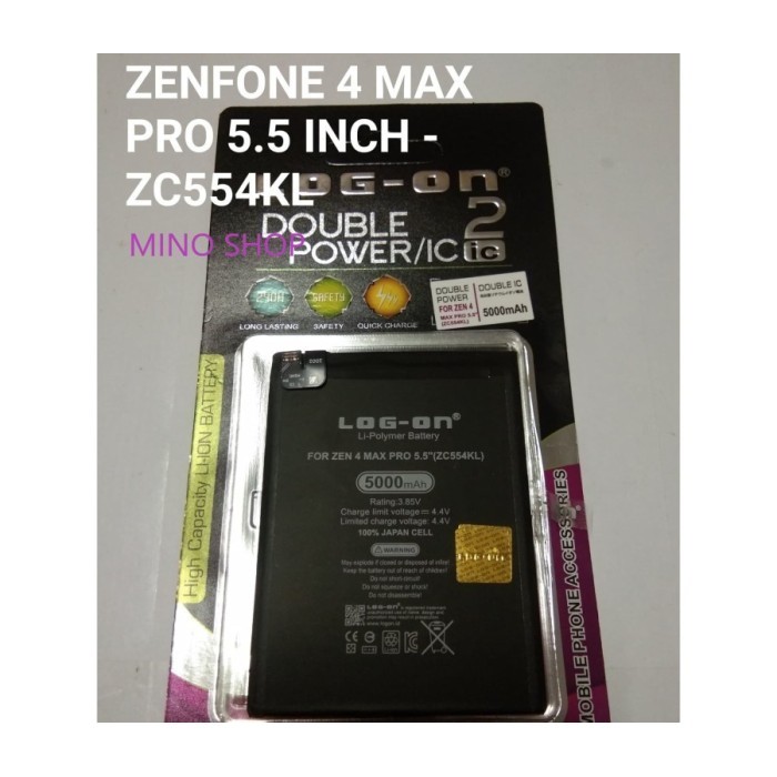 BATERAI LOGON ZENFONE 4 MAX PRO 5,5” ZC554KL