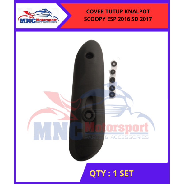 COVER TUTUP KNALPOT SCOOPY ESP 2016 SD 2017