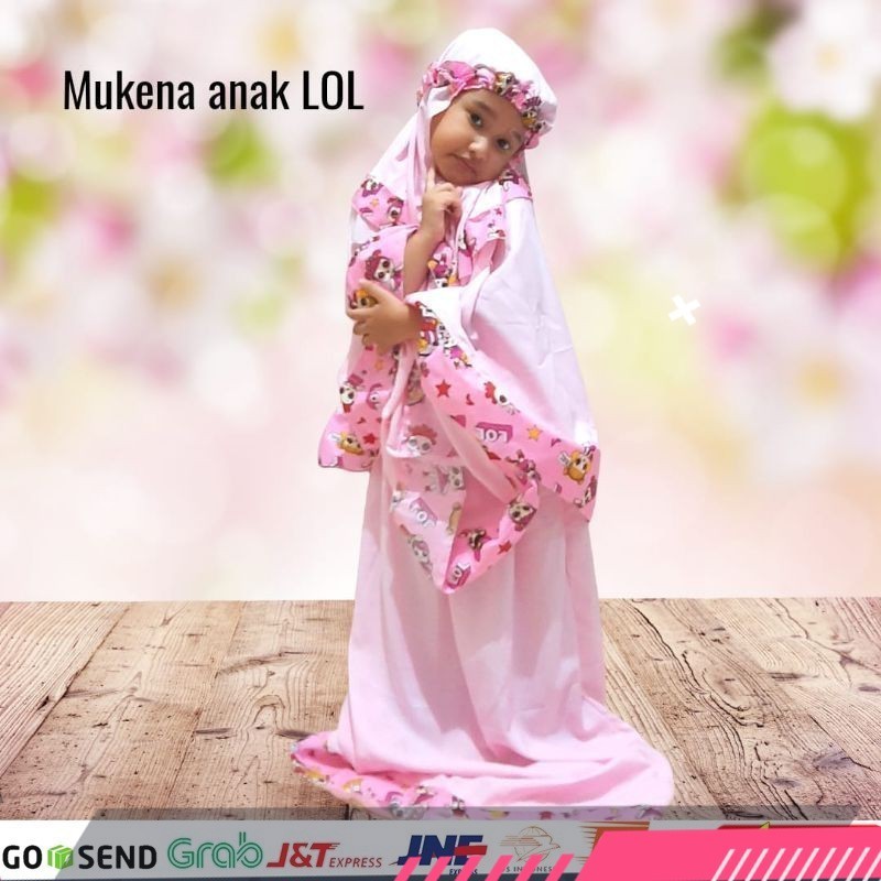 MUKENA ANAK LOL // MUKENA KARAKTER ANAK