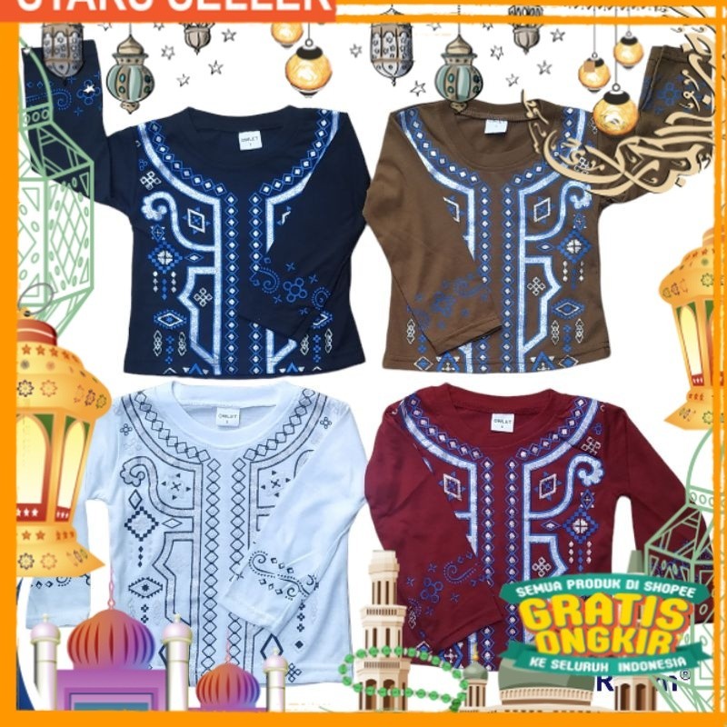 [OTULILI] SETELAN BAJU KOKO ANAK LAKI-LAKI 1-7 TAHUN | SET KEMEJA CELANA PANJANG ANAK COWOK S M L XL
