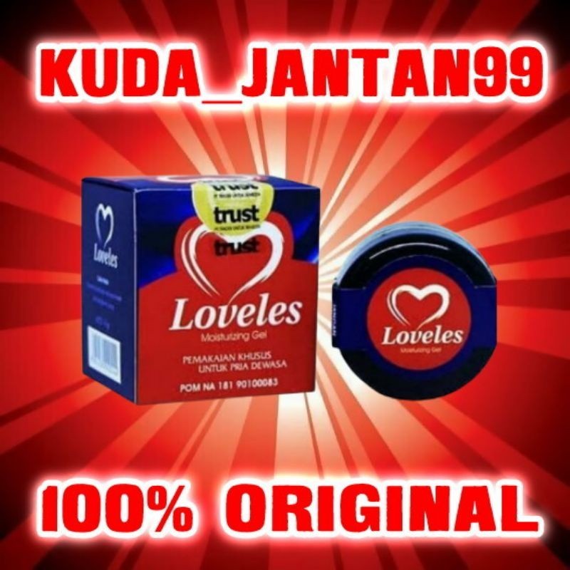 NEW ASLI Loveles - Loveless Moisturazing Gel Asli Original Obat Oles Pria Herbal Stamina Pria