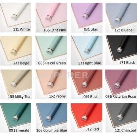 

(20 Lembar) Grosir Cellophane Kertas Buket Bunga List Gold Emas CLPN0025
