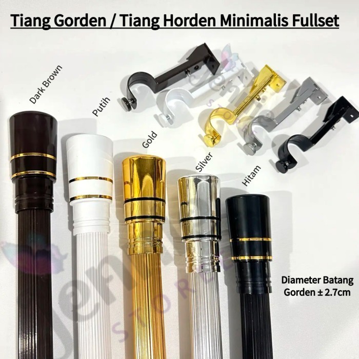 ( Jenniestoree ) Rel Gorden Minimalis Mewah / Tiang Gorden Minimalis Jumbo/Tiang Gorden