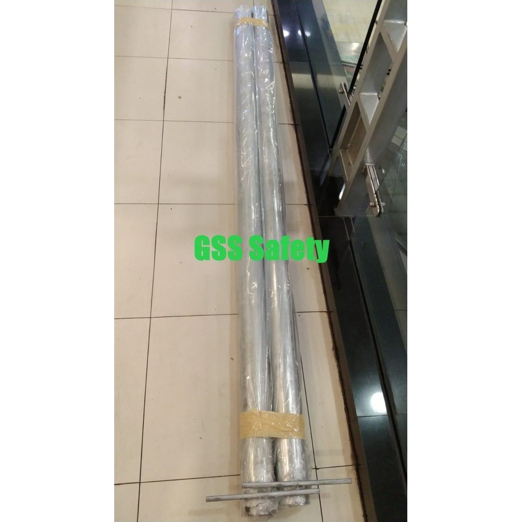 Tiang Convex Mirror 3 meter dan convex Mirror 100cm ( 1 paket)