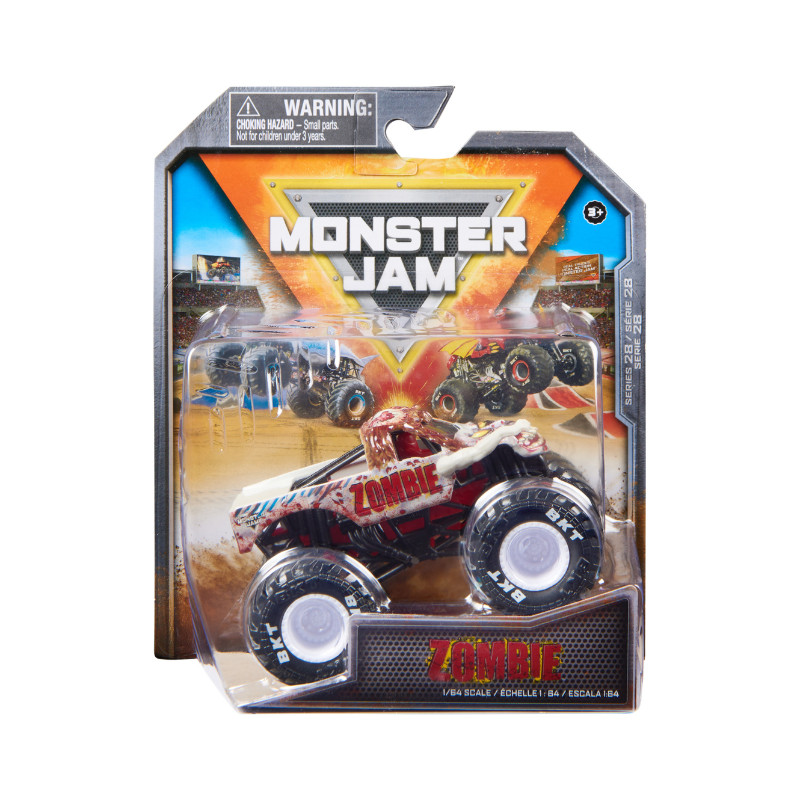 Mainan Mobil MONSTER JAM Vehicle 1:64 Zombie