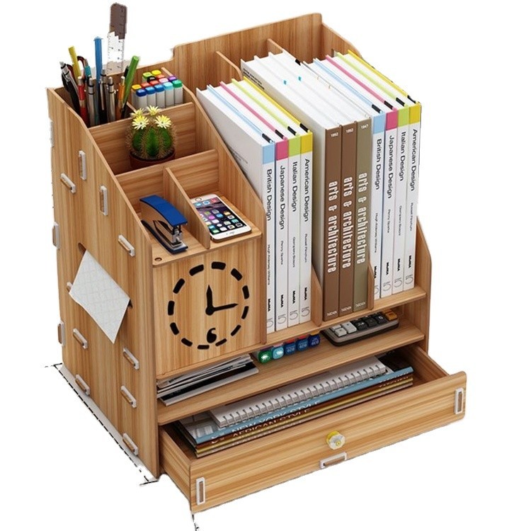 

Tonsmile Organizer Kertas Meja A4 Kantor Kayu Elastis Cherry Multifungsi Kustom