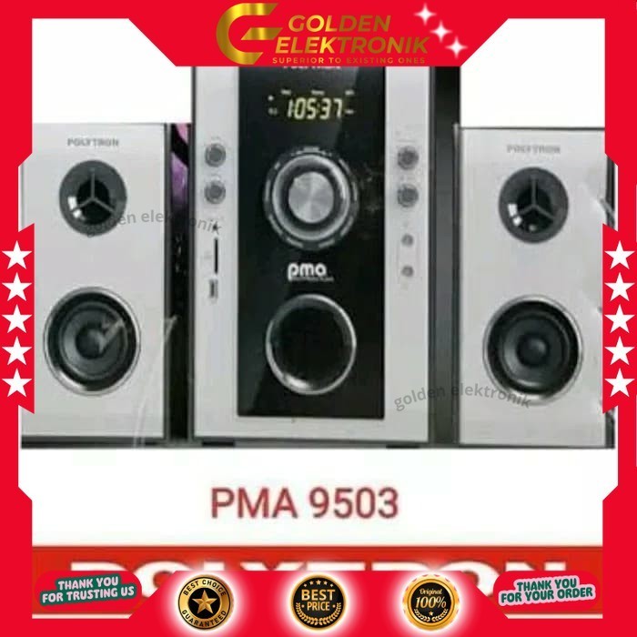 SPEAKER AKTIF POLYTRON PMA-9503 PMA 9503 PMA9503 MULTIMIDEA SPEAKER