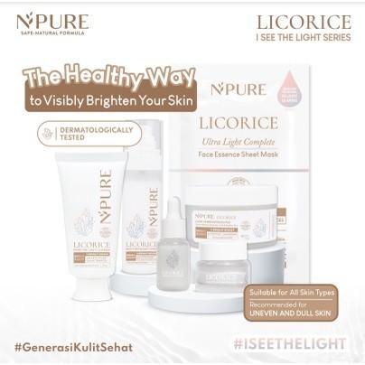NPURE PAKET LENGKAP LICORICE I See The Light BPOM