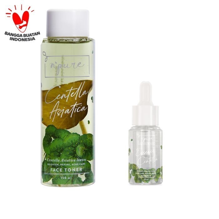 Npure Paket Face Toner + Essence Cica Series (Acne Series)