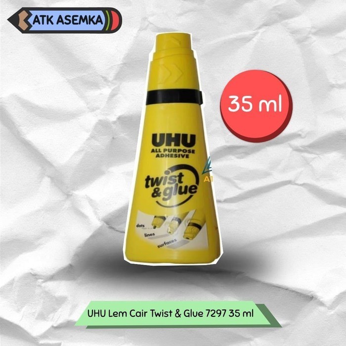 

UHU TWIST & GLUE 35ml / Twist&glue 35 ML Kecil Atk