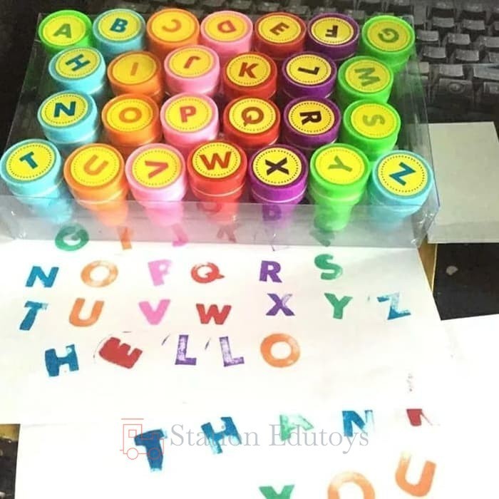 

[sta] Mainan Anak 26pcs STAMP/STEMPEL Lucu dan Unik Buat Cap Mainan Motorik dan Sensorik Anak