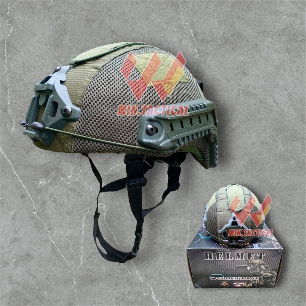 RK Helm Tactical Mich 2001 Full Cover / Helmet Tactical / Helm Mich Cover