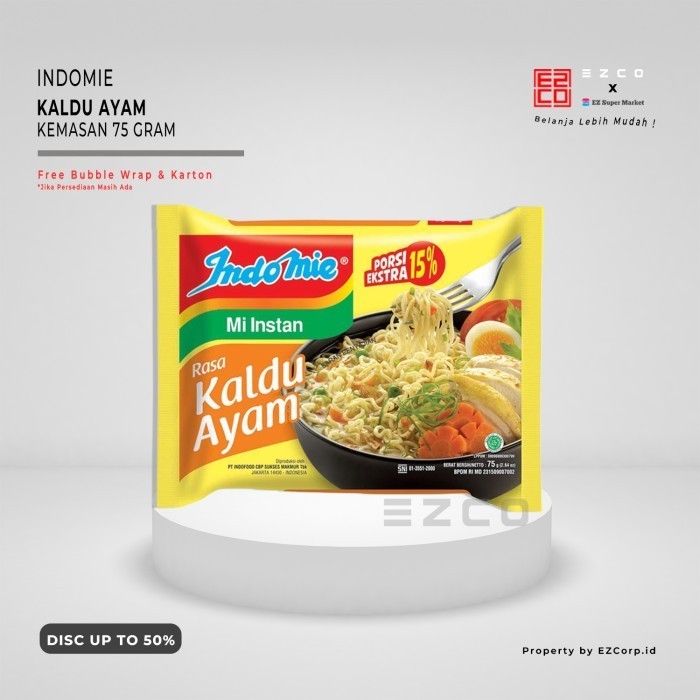 

INDOMIE RASA KALDU AYAM KEMASAN 75 GRAM