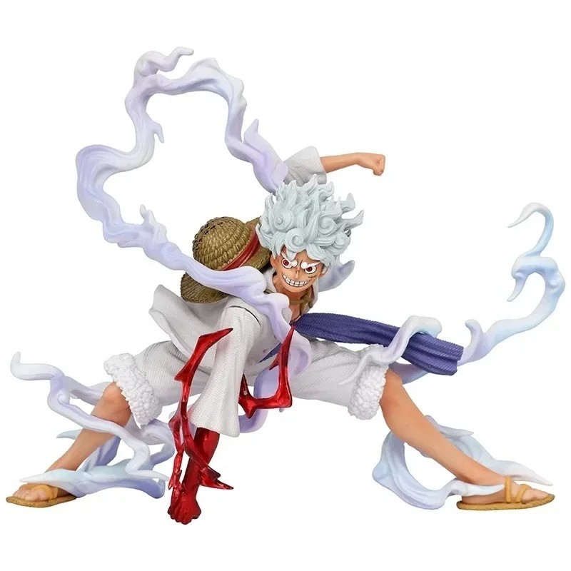 One Piece Sun God Nika Luffy Gear 5 Figure Fruit Awakening Gk Action Statue PVC Model Figures Toys R