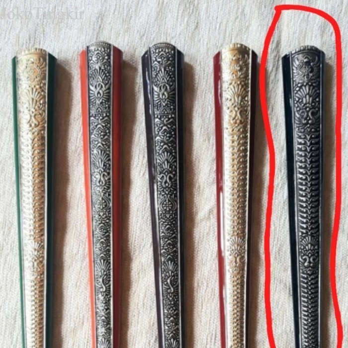 

pendok kemalo jogja hitam motive manggar antik