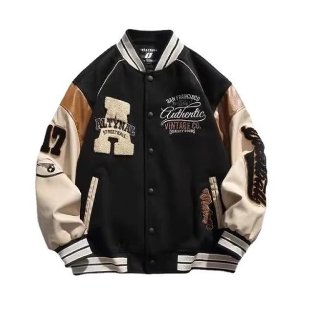 JAKET BASEBALL VARSITY OVERSIZE UNISEKS - AKAILY BISBOL JACKET - JAKET PRIA MURAH STREET KOREAN STYL