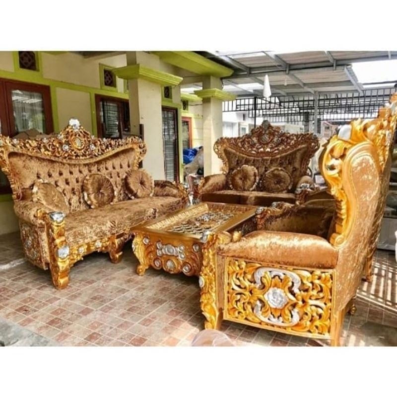 promo Sofa Kursi Ruang Tamu jati Bellagio Furniture Jepara