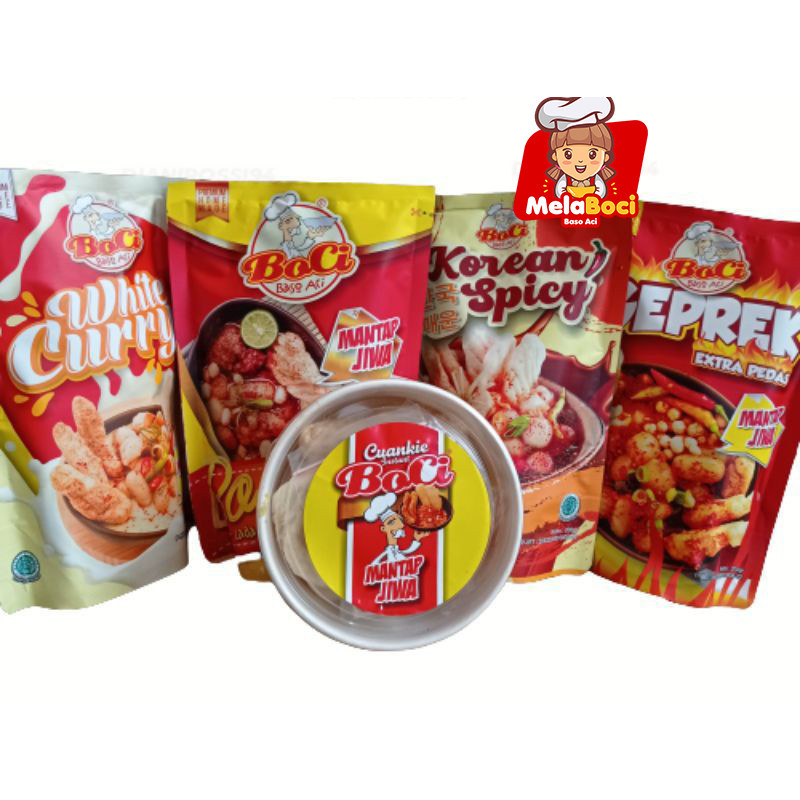 

Boci Baso Aci mantap jiwa cuanki boci geprek extra pedas samiraos bapper korean spicy white chury Amanah