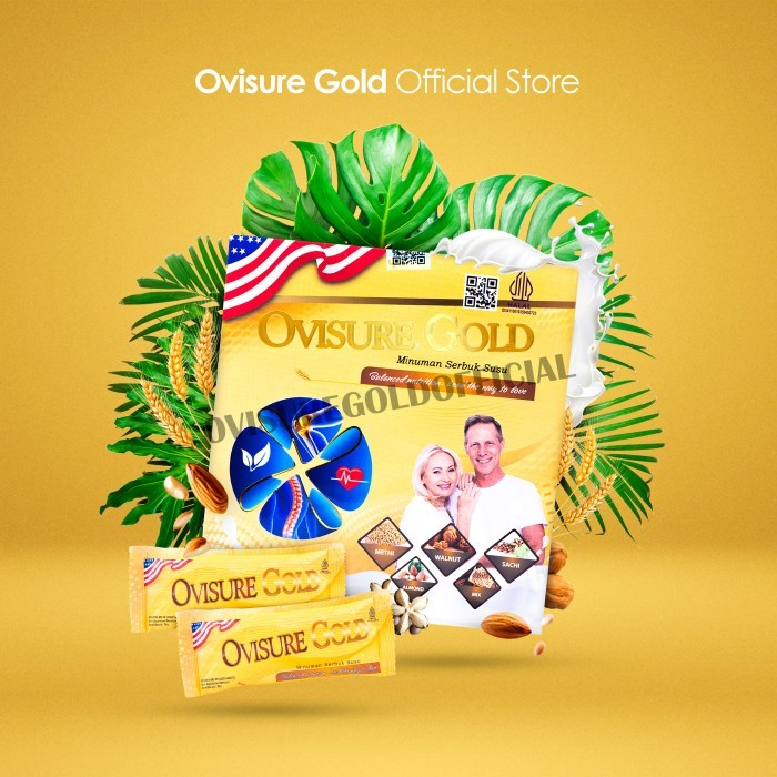

[BIG SALE] OVISURE GOLD SUSU, MEMBANTU MEMULIHKAN KERUSAKAN TULANG SUSU USA - 1 BOX