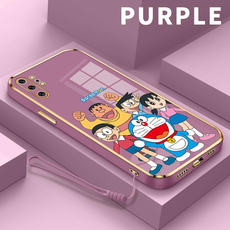 Case Hp For Samsung Note 10 Plus Note 8 Note 9 Note 10 4G 5G Note 10 Lite Note 20 Ultra Anime Doraem