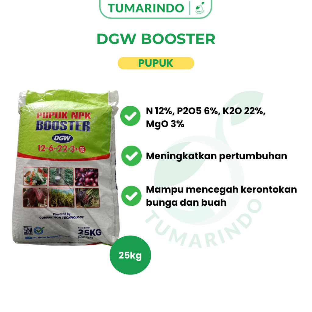 Dgw Booster 25 Kg Mengingkatkan Pertumbuhan Bobot