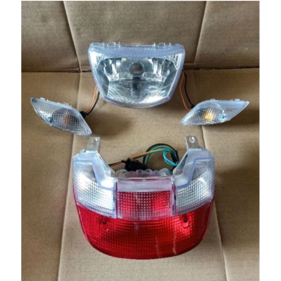 PAKET HEMAT LAMPU SET DEPAN BELAKANG SEIN YAMAHA FIZR F1ZR VEGA R LAMA STANDAR ORIGINAL