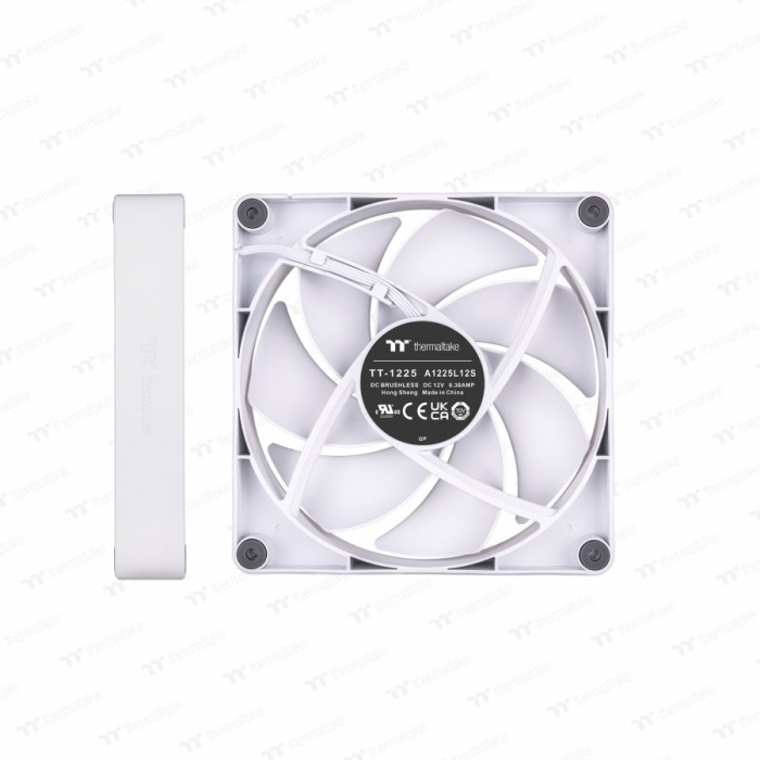 THERMALTAKE CASE FAN CT120 2 IN 1 (2X FANS + 500-2000RPM) WHITE
