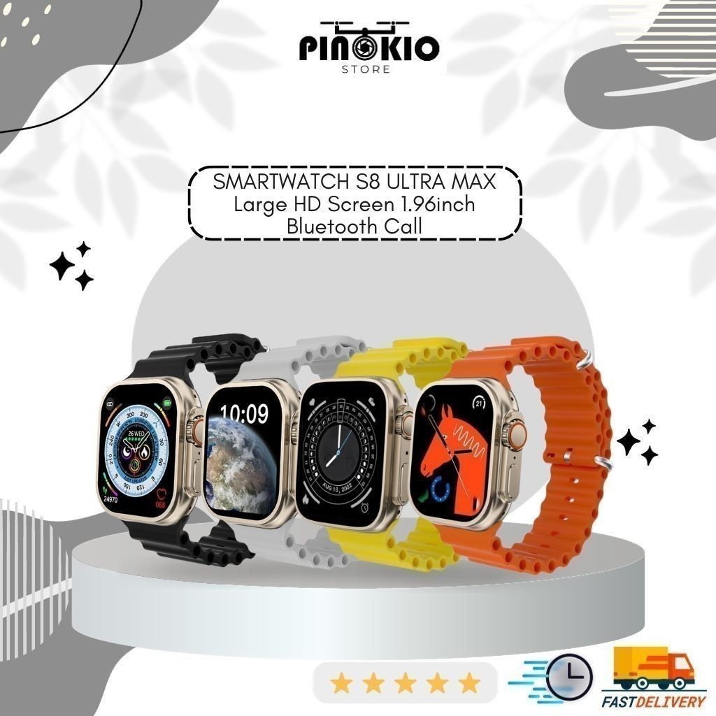 153 SMARTWATCH S8 ULTRA MAX Large HD Screen 1.96inch Bluetooth Call