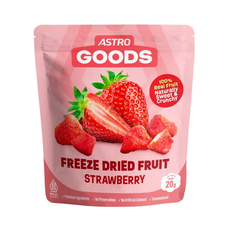 

Freeze Dried Fruit Strawberry Astro Goods 20gram