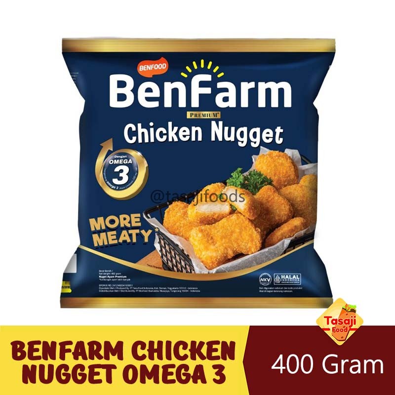 

Benfarm Chicken Nugget Premium Omega 3 400 Gram GROSIR
