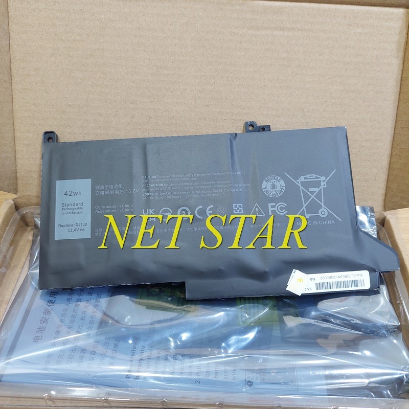 Baterai Batre Laptop Dell Latitude E7480 E7490 E7280 E7290 E7380 E7390 DJ1J0 -NSTAR