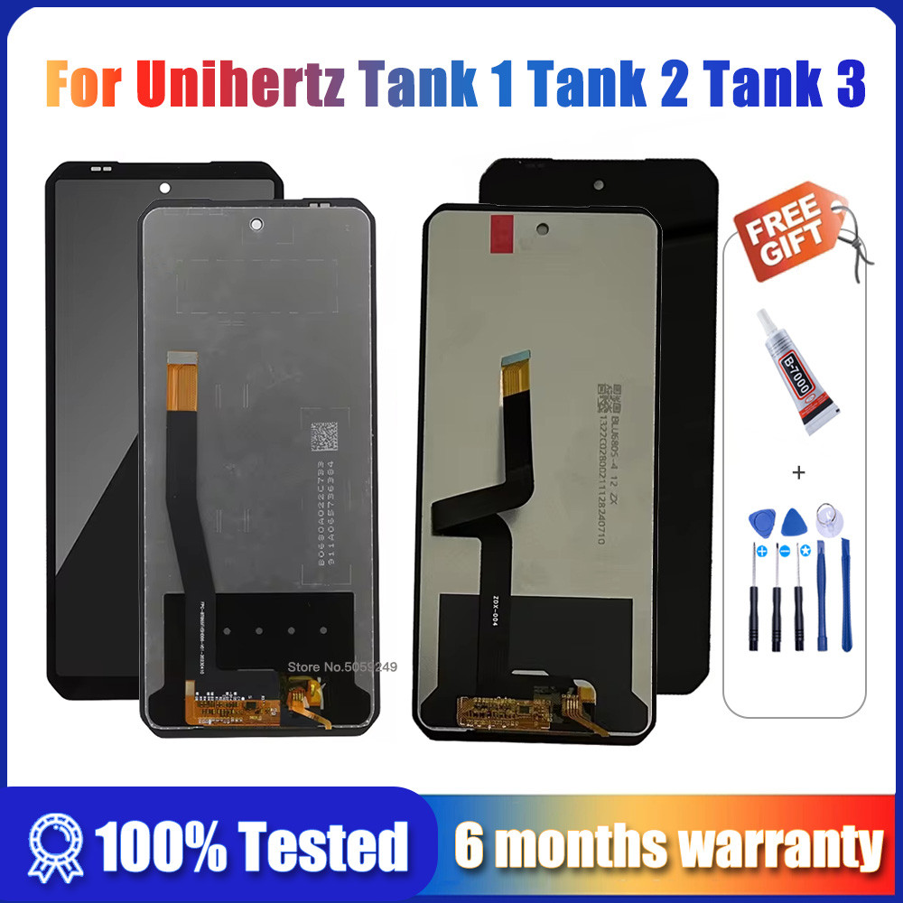 OEM Tested For Unihertz 8849 Tank 1 Tank 2 Tank 3 LCD Display Touch Screen Digitizer Assembly For Un